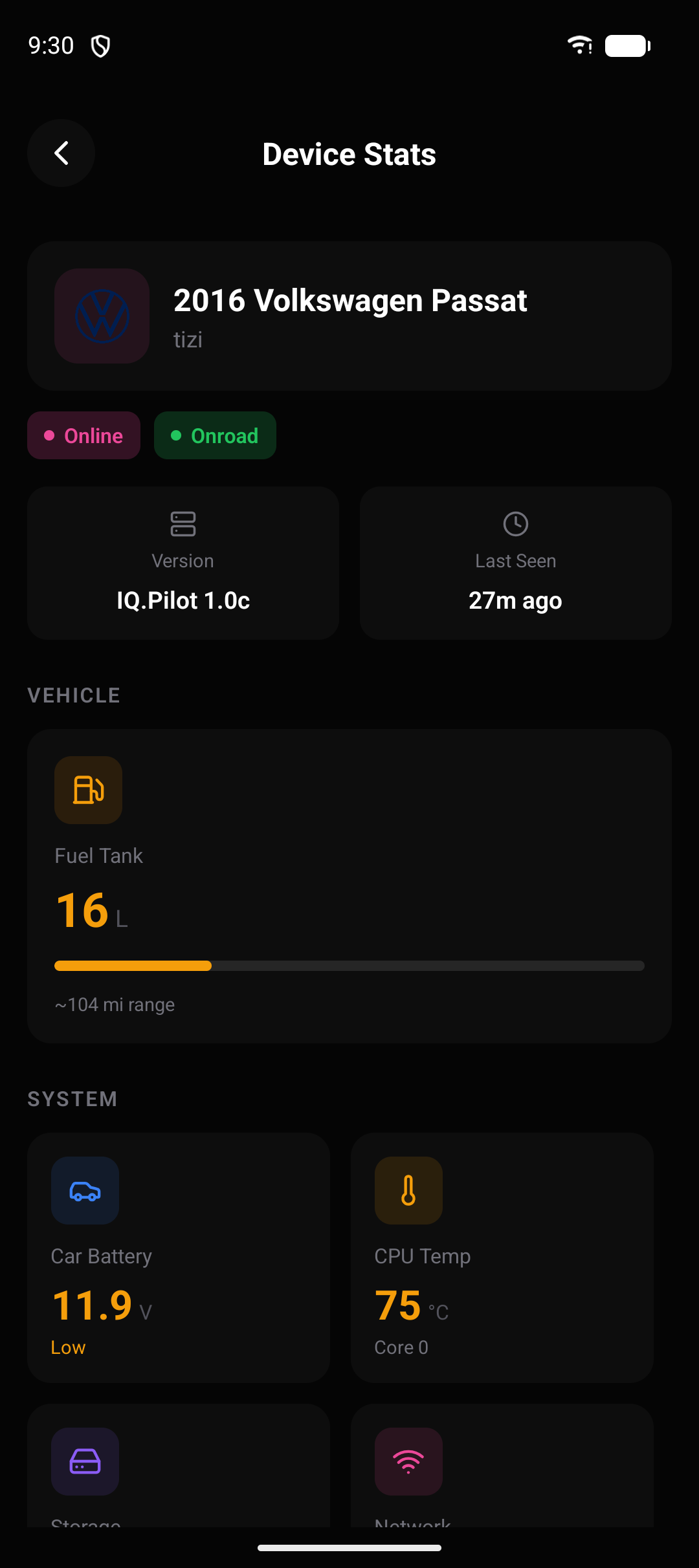 Device Stats